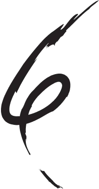 Extendly CRM - Een vette, zwarte spiraallijn kronkelt naar boven en naar rechts, met een dik beginpunt aan de onderkant, loopt geleidelijk één keer om zichzelf heen voordat hij bovenaan taps toeloopt. De achtergrond is transparant.